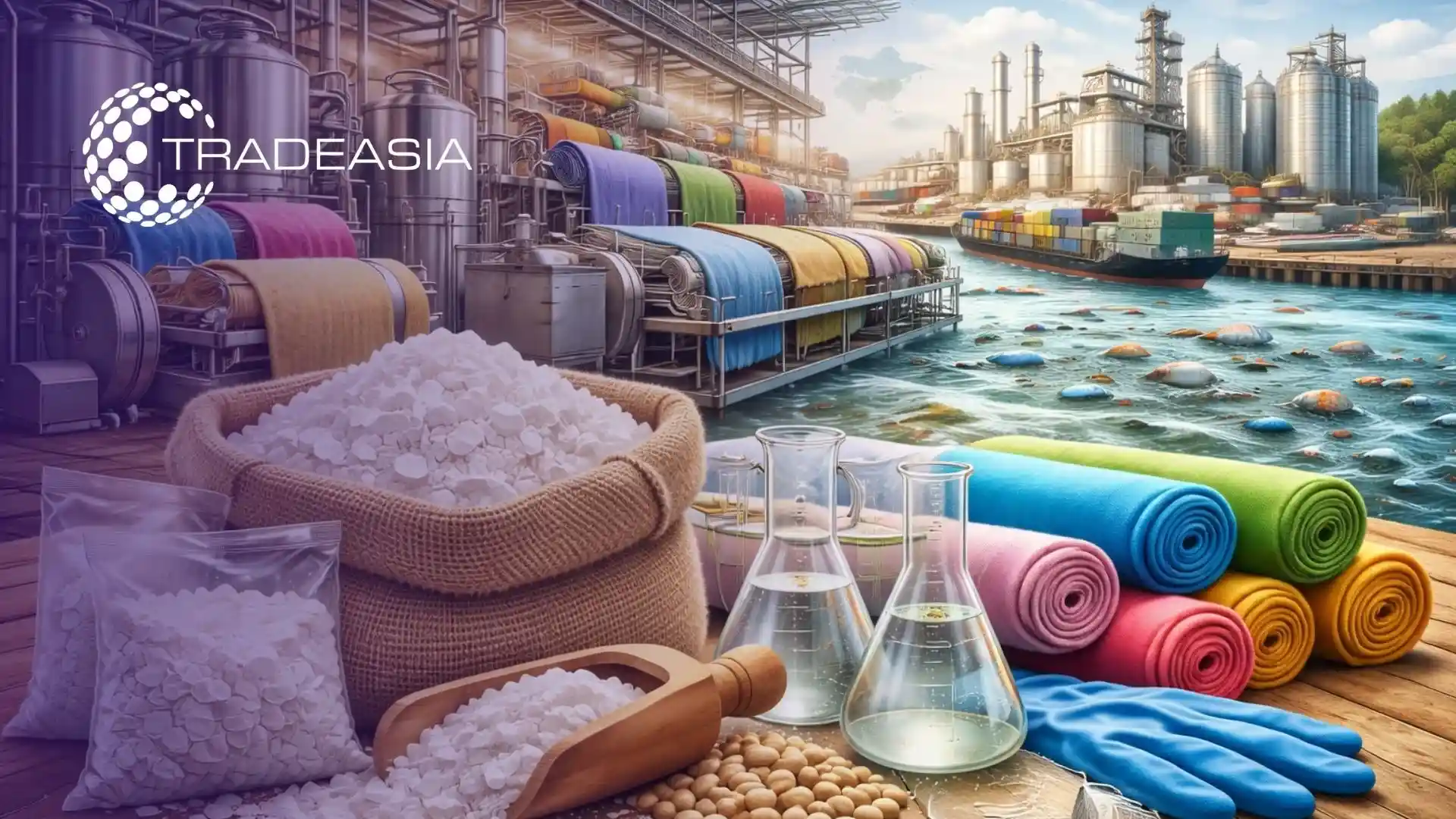¿Por qué son esenciales las hojuelas de sosa cáustica en la cadena de suministro textil mundial?