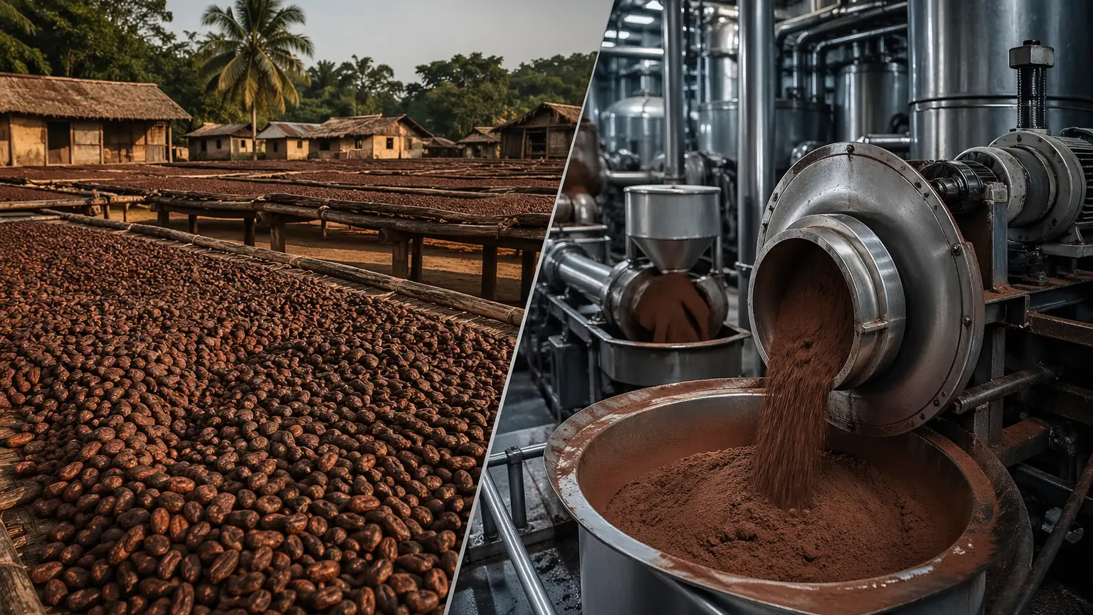 Asia Cocoa Powder Supply 2026 in West Africa