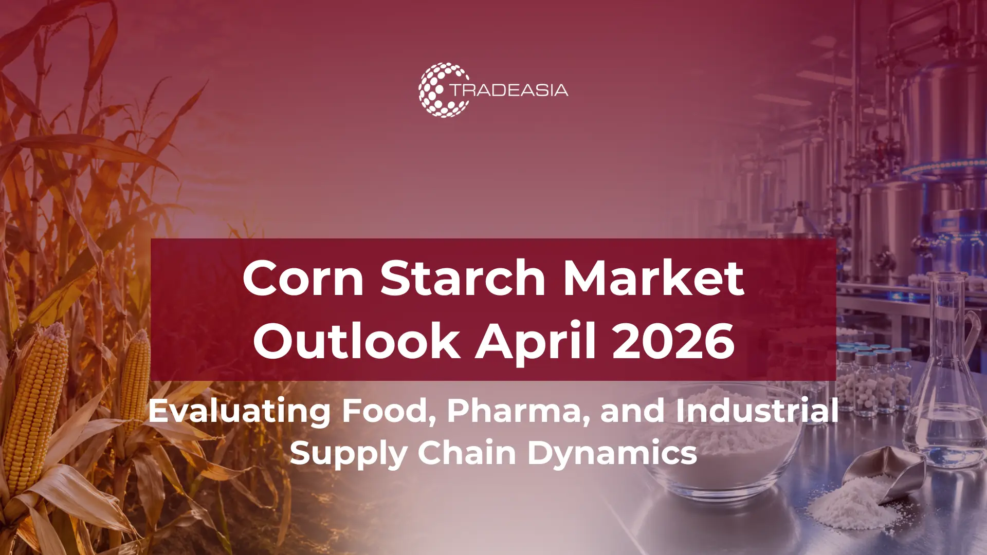Perspectivas del almidón de maíz para abril de 2026: demanda alimentaria, farmacéutica e industrial