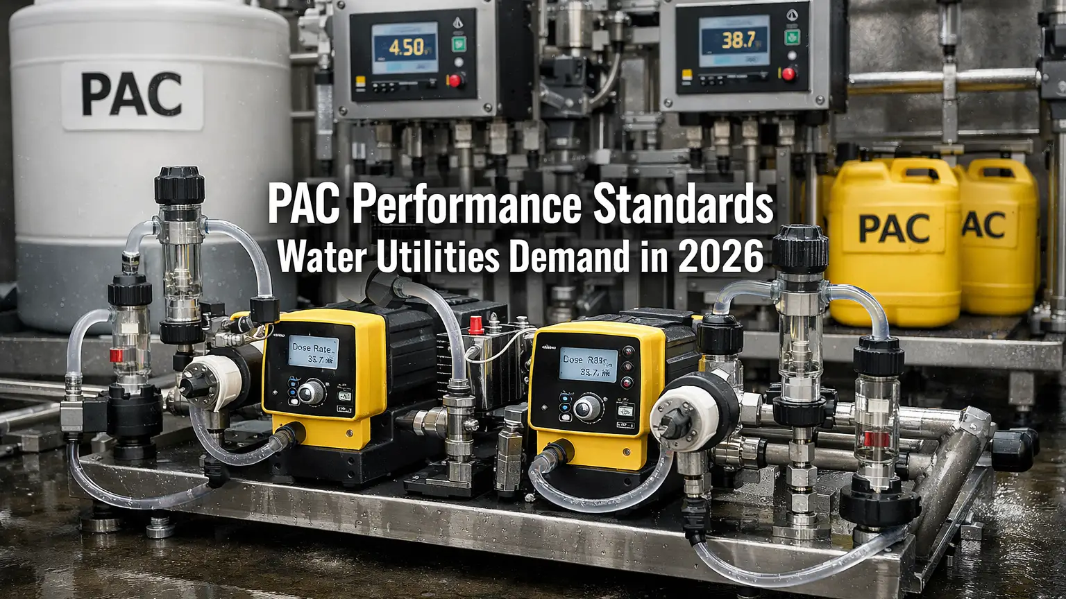 Estándares de desempeño del PAC que exigen las empresas de agua en 2026