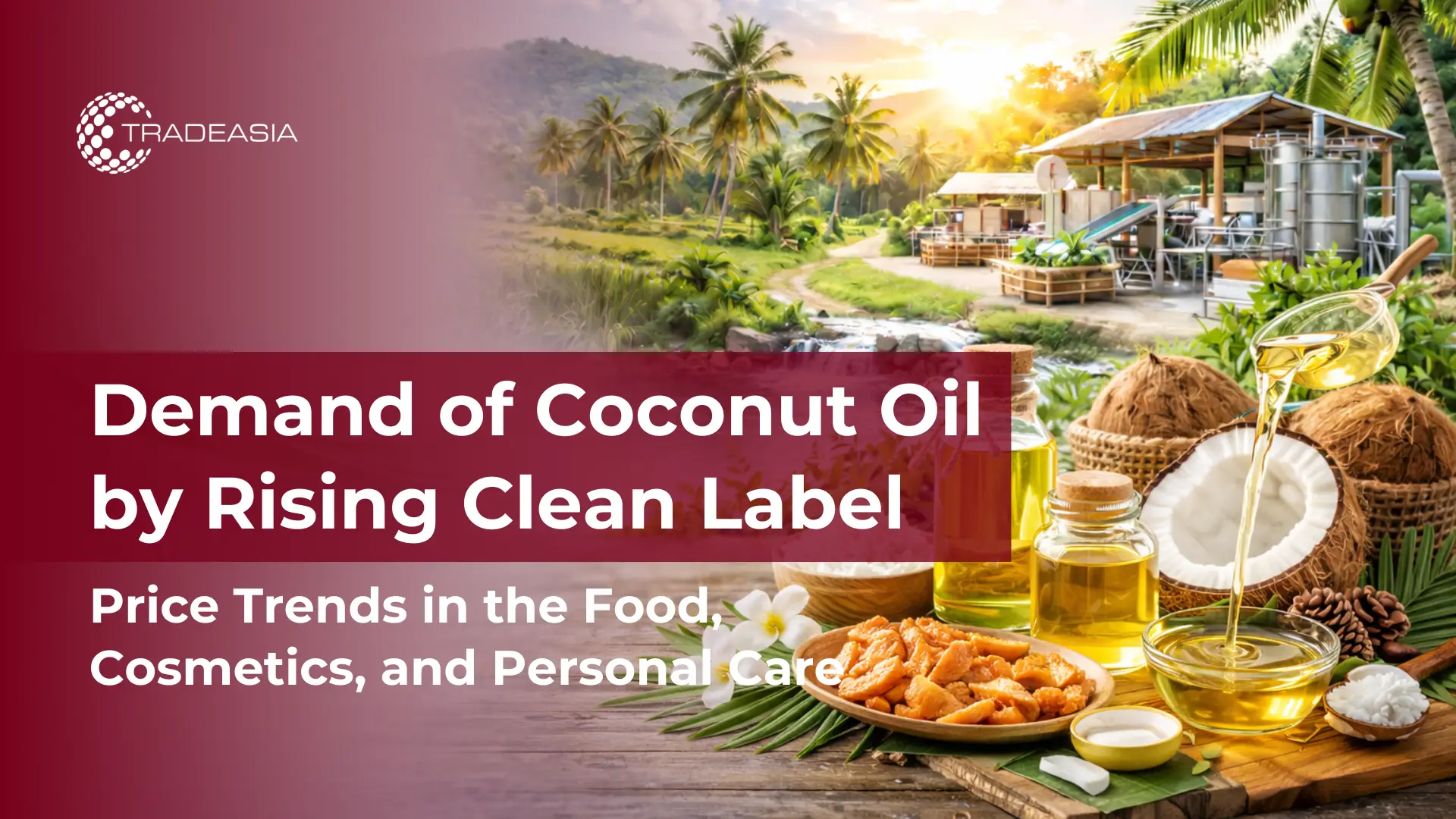 Votalidad del aceite de coco 2026: creciente demanda de aceites orgánicos y naturales