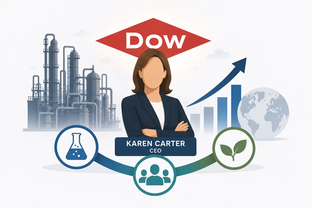 凯伦·卡特领导下的陶氏第三季度:化工行业在危机后的首次首席执行官过渡