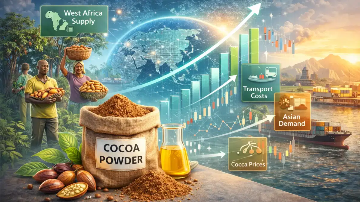 Cómo las cosechas dan forma al cacao en polvo y ChemTradeAsia.com